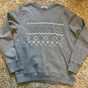 Peloton Gray Holiday Sweatshirt